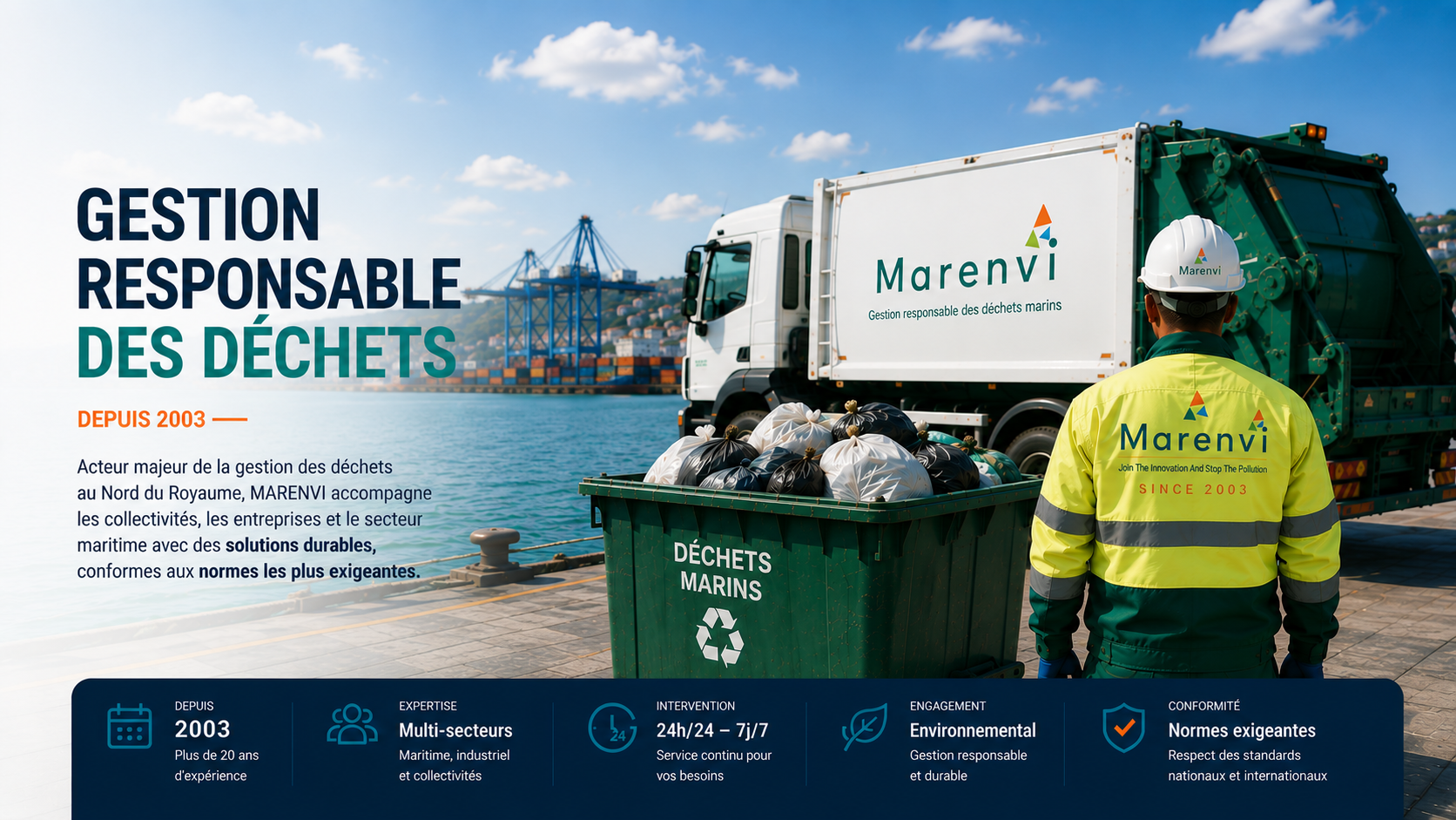 Gestion responsable des déchets portuaires